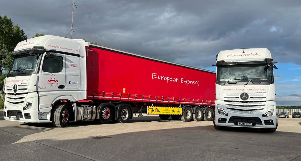 Two Brand new Mercedes 2548 Giga Actros join the Reynolds Fleet